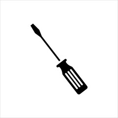 Screwdriver icon. Equipment and screwdriver icon line style. Vector illustration for your logo web mobile app UI design.