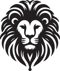  Lion head icon design vector image