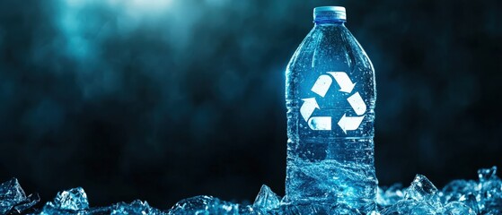 Recycling awareness urban environment environmental campaign night scene close-up sustainable living