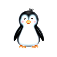cute penguins 3D Icon