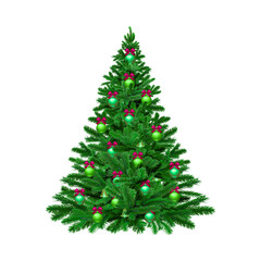 Christmas tree with gifts 