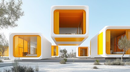 Creative advertisement for family-oriented housing