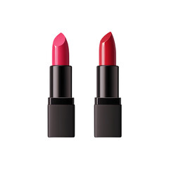 Obraz premium Colorful elegant lipstick for beauty, fashion & make-up isolated on a transparent background