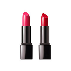 Colorful elegant lipstick for beauty, fashion & make-up isolated on a transparent background