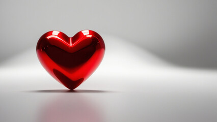 3d pink hearts on a white background.  many red & pink hearts. Greeting banner for love day with cute red bubble 3d effect levitation hearts. Valentine's Day concept.