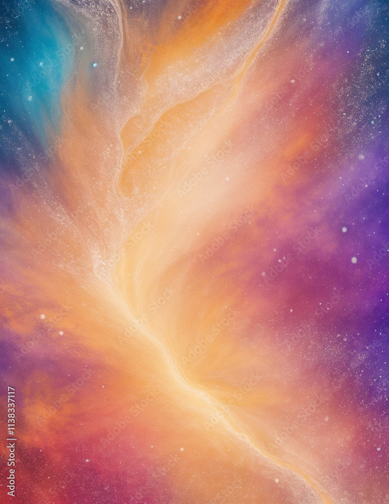 Wall mural background with space - abstract colorful background - generative ai