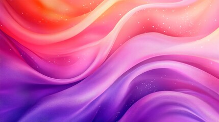 Obraz premium Vibrant Abstract Waves of Colorful Textures in a Dreamy and Ethereal Atmosphere