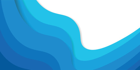 3D waves for banner. Abstract art vector. Liquid wave background, Fluid wavy shapes. Eps10 Vector