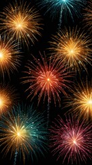 Fototapeta premium fireworks in the night sky