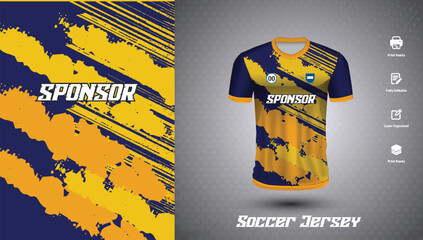 Soccer jersey design for sublimation or sports t shirt design for cricket