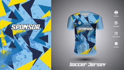 Soccer jersey design for sublimation or sports t shirt design for cricket