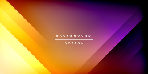 Bright lines background. Gradient geometric template wallpaper