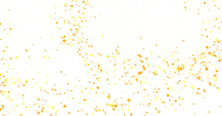 gold stars. Confetti celebration, Falling golden abstract decoration for party, birthday celebrate,