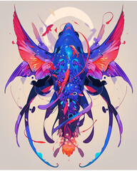 Eel symmetry layout illustration