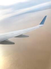 Image of the city of Buenos Aires from an airplane