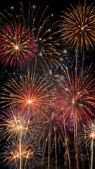 Fototapeta premium fireworks in the night sky