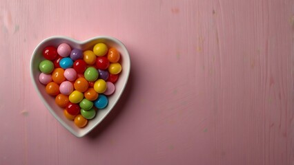 heart shaped candies