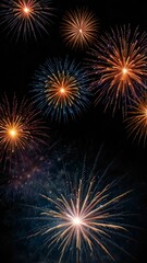 Fototapeta premium fireworks in the night sky