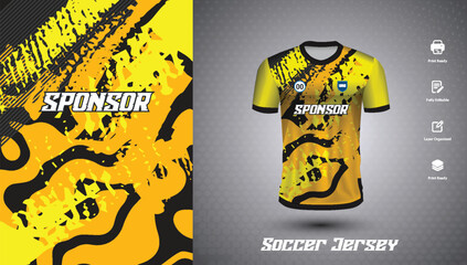 Soccer jersey design for sublimation or sports t shirt design for cricket
