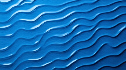 Fototapeta premium Liquid Blue Abstract Waves Texture Background 