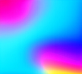 Fototapeta premium Liquid gradient mesh. Abstract wavy background. Color blend. Modern blurred texture. Liquid vibrant color flow. Template for posters, ad banners, brochures, flyers, covers. 8k quality. generative AI