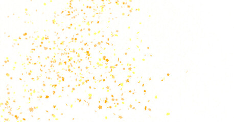 stars. Confetti celebration, Falling golden abstract decoration for party, birthday celebrate,