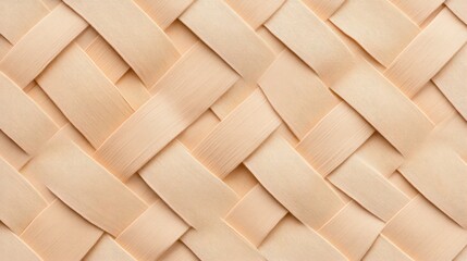 Close-up of a woven texture in soft beige tones.