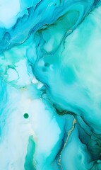 Aquamarine marble background with natural pattern