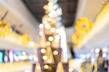 Defocused abstract christmas background. bokeh