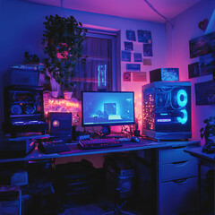 laptop and computer