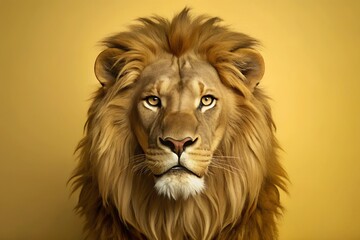 Lion head portrait