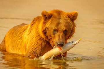 Bear in water