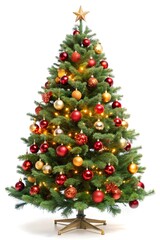 christmas tree with balls