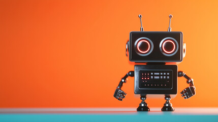 Fototapeta premium computer robot background