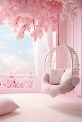 A swing in the room with the view