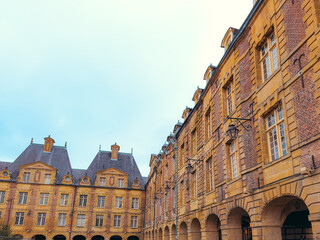 Fototapeta premium Street view of downtown Charleville-Mezieres, France