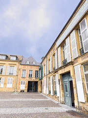 Street view of downtown Charleville-Mezieres, France