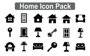 Home Icon Pack - Diverse Icons for Home and Living Space Designs