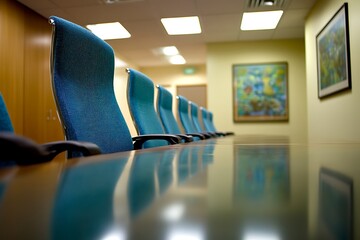 interior of a meeting room