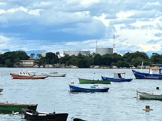 Obraz premium Ilha D`Água vista da praia da Engenhoca - Ilha do Governador - RJ
