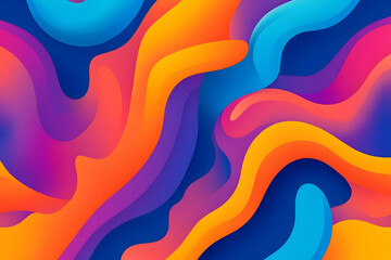 Abstract colorful wave patterns in vibrant hues for backgrounds or designs.