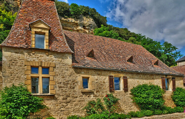 Beynac et Cazenac, France - august 18 2016 : the village