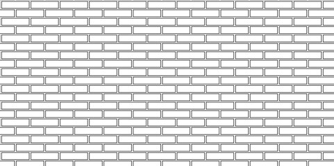 Empty masonry pavement floor and wall limestone brickwork concrete texture. Urban white, black line cement rough row wallpaper abstract background.	