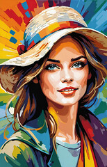 Fototapeta premium portrait of a girl
