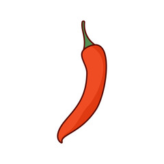 Red Chili Peppers Icon Illustration