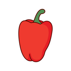 Red Chili Peppers Icon Illustration