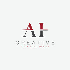 initial monogram logo with creative design.	