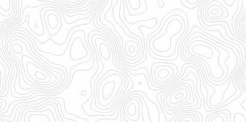 	
Abstract Vector geography landscape Topo contour map on white background, Topographic contour lines. Seamless pattern with lines Topographic map. Geographic mountain relief diagram line wave carve.