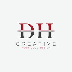 initial monogram logo with creative design.	