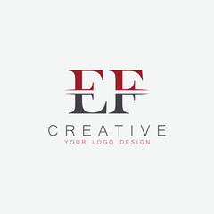 initial monogram letter logo with creative design.	
